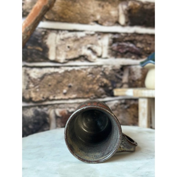 90's Vintage Henna glazed mug/jar - Picture 3 of 10